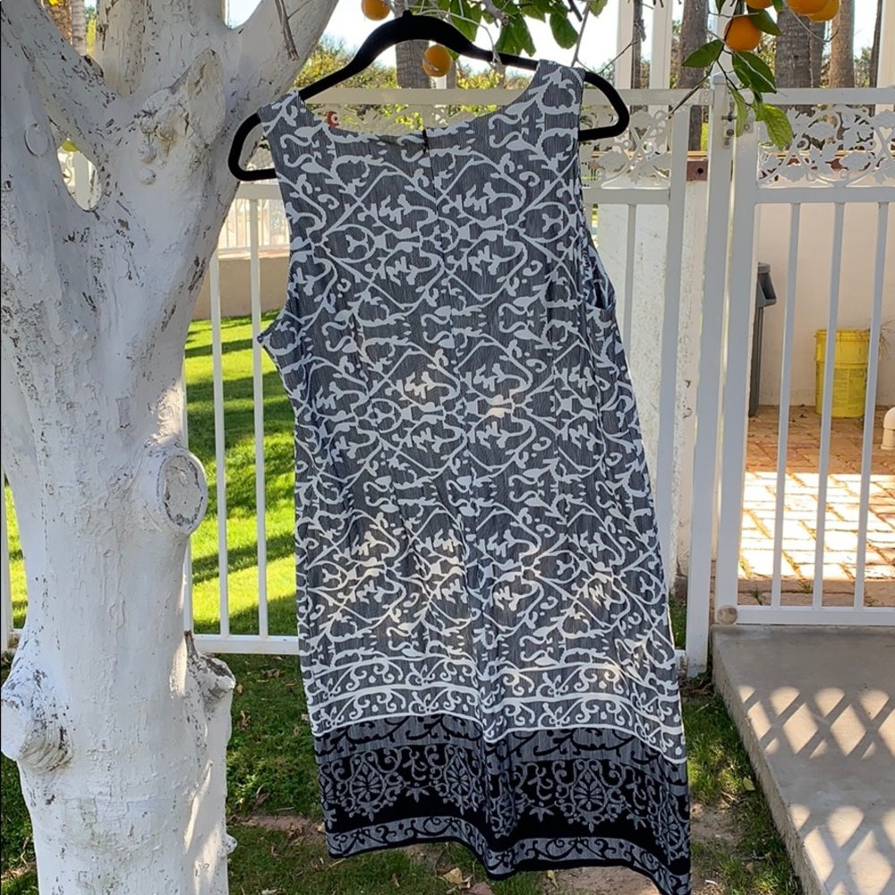 {I Le New York}Sz 10/12 Black/White Dress - Picture 4 of 6